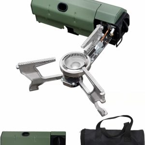 Foldable Camping Butane Stove, Portable Camping Stove Gas Stove with Storage Bag suitable for Picnic, Backpacking Hiking, Adventure, Home Travel, Patio, RV Trip